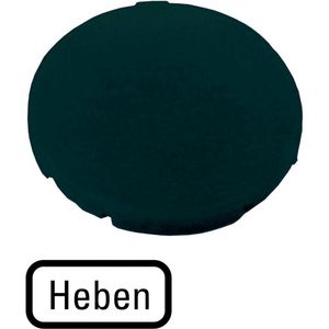Indicatieplaatje vlak zwart hoog VVE=10