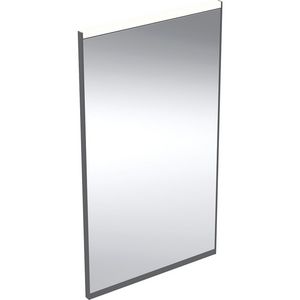 OPTION PLUS SQUARE spiegel 400x700mm (bxh) matzwart incl. in- en directe led-verlichting