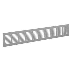 ALU plintrooster 1000x100mm wit