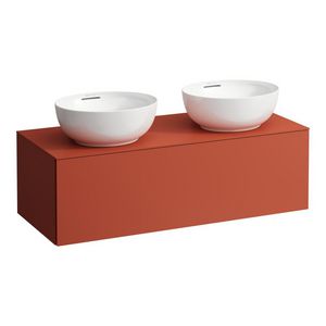 Onderbouwkast 1200X500 1 lade cutout L+R Terracotta