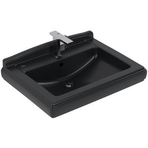 Wastafel Hommage 750x580mm Pure Black CeramicPlus  710175R7