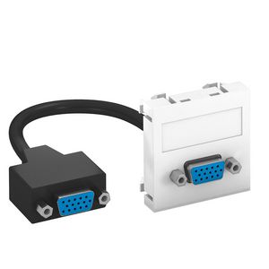 Draagplaat VGA met kabel connector-connector 45x45mm 6104658