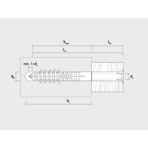 Kozijnplug nylon hbr 10-160 VVE=50