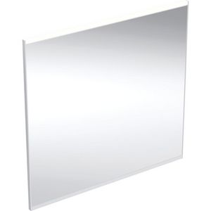 OPTION PLUS SQUARE spiegel 750x700mm (bxh) aluminium incl. in- en directe led-verlichting