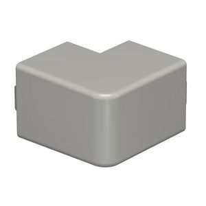 Buitenhoek 40x40mm polyvinylchlorid steengrijs VVE=4