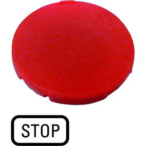 Indicatieplaatje vlak rood "stop" VVE=10