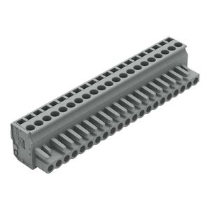 1-draads FE steker HA 2,5mm² grijs 232-221/026-000 VVE=10