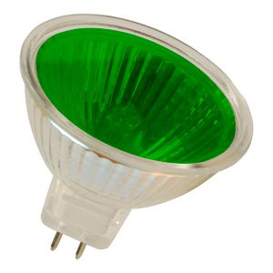 Laagvolt halogeenreflectorlamp MR16 GU5.3 12V 38D EXN groen