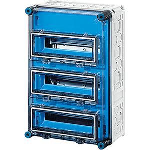 au.beh. IP65 36 mod 3x12 Klapdeksel BM3 300x450mm +PE/N