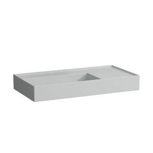 Wast. s.keramik afleg r 900x460mm mat grijs H8103387591121