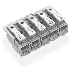 Kroonklem Drukknop extern wit 294-5095/5026-000 VVE=250