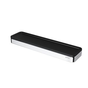 Planchet smal zwart/chroom 260*65mm FRAME BLACK CHROME