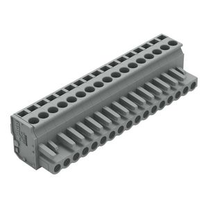 1-draads FE steker HA 2,5mm² grijs 232-217/026-000 VVE=25