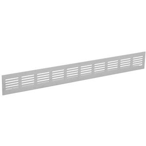 ALU plintrooster 2000x80mm wit