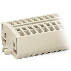 2-draads klemmenstrook z. drukknop Ex e II 264-132 VVE=100