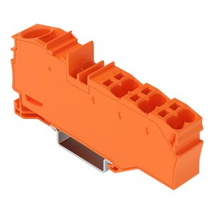 Verdeelklem bed.opening 1 x 16mm² / 6 x 4mm² oranje VVE=7