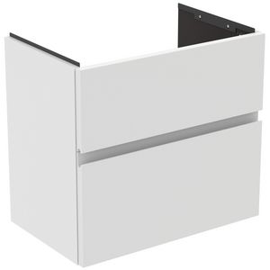 Wastafelmeubel 600x375x550mm matt white 2 laden Finesse