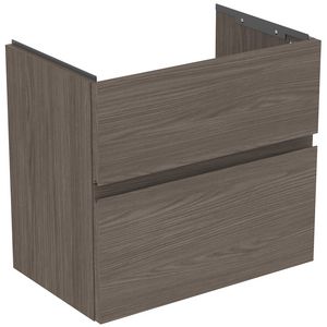 Wastafelmeubel 600x375x550mm dark elm 2 laden Finesse