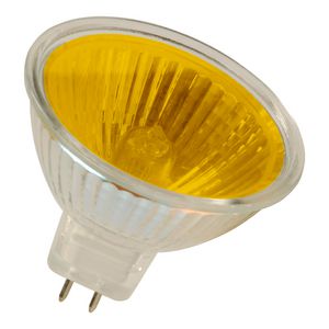 Laagvolt halogeenreflectorlamp MR16 GU5.3 12V 38D EXN geel