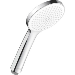 Handdouche #UV06520130 MinusFlow Ø110mm 1 straalsoort chroom/wit