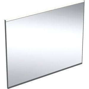 OPTION PLUS SQUARE spiegel 900x700mm (bxh) matzwart incl. in- en directe led-verlichting