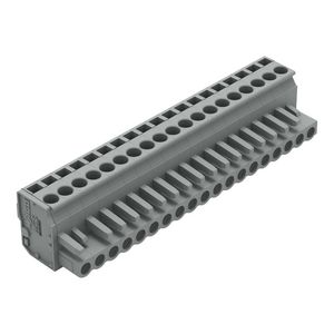1-draads FE steker HA 2,5mm² grijs 232-219/026-000 VVE=10