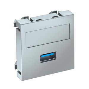 Draagplaat USB 3.0 A connector schroefaansl. 45x45mm 6104880