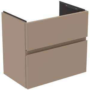 Wastafelmeubel 600x375x550mm mat greige 2 laden Finesse