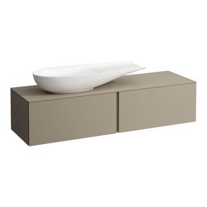 Onderbouwkast 1600X500 2x la cutout L Pearl Beige H4303420972701