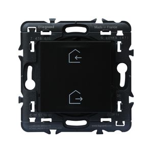 RF bediening batterijloos vertrek/aankomst zwart Valena NWN