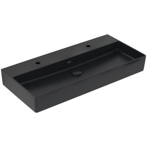 Wastafel Memento 2.0 1000x470mm Pure Black CeramicPlus  4A221KR7