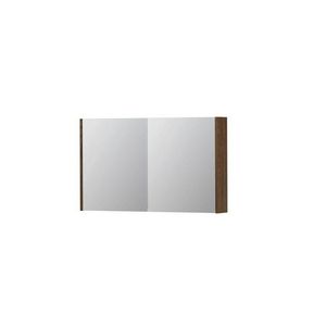 INK SPK1 Spiegelkast 2 dr Massief eiken Chocolate 100x60