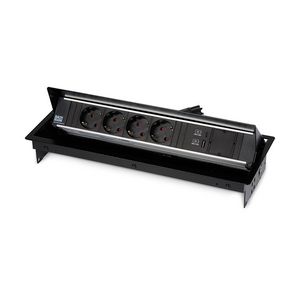 CONI 4x 230V RA 1x USB A/C chrgr 1x blind 0,2m GST o.g. zwar