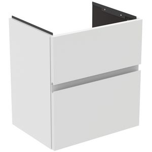Wastafelmeubel 500x375x550mm matt white 2 laden Finesse