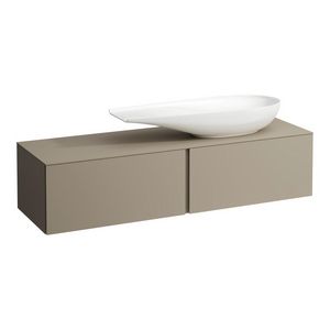 Onderbouwkast 1600X500 2x la cutout R Pearl Beige H4303430972701