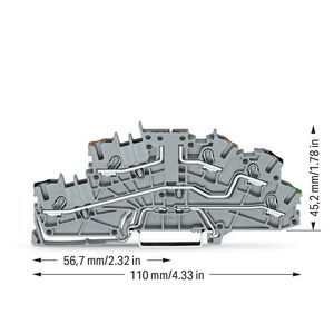 Etage installatieklem bedieningsopening 2,5mm² 6660 VVE=50