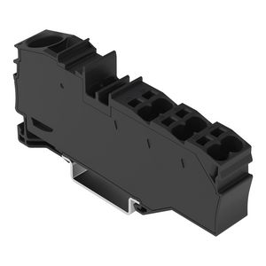 Verdeelklem bed.opening 1 x 16mm² / 6 x 4mm² zwart VVE=7