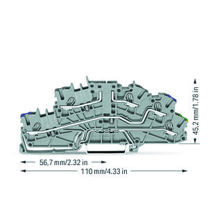 Etage installatieklem bedieningsopening 2,5mm² 6661 VVE=50