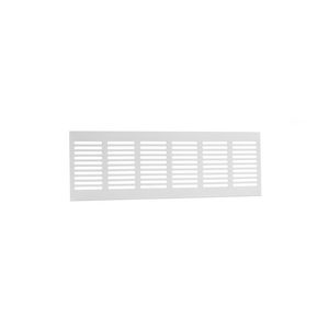 ALU plintrooster 300x100mm wit