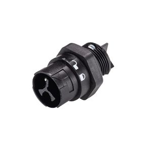 Schroef RST16I2 male chassis 2-polig zwart VVE=100