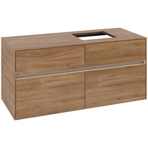 Wastafelonderkast Collaro 1200x548x500mm Oak.Kans C130B0RH