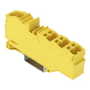 Verdeelklem bed.opening 1 x 16mm² / 6 x 4mm² geel VVE=7