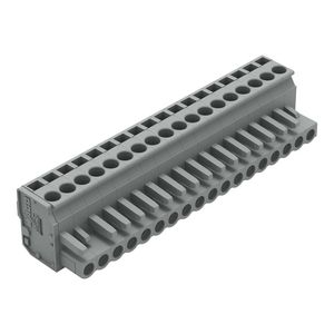 1-draads FE steker HA 2,5mm² grijs 232-218/026-000 VVE=25
