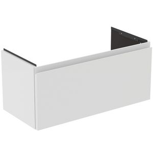 Wastafelmeubel 800x375x370mm matt white 1 lade Finesse
