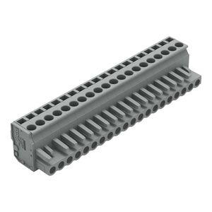 1-draads FE steker HA 2,5mm² grijs 232-220/026-000 VVE=10