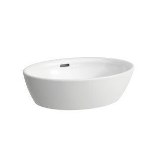 Wask. 520x390mm z. kraangat m. overl. onderz. gesl. lcc-wit