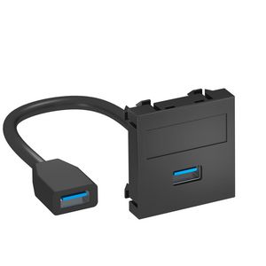 Draagplaat USB 3.0 A-A connector-connector 45x45mm 6104925