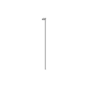 Trekstang voor afvoer met knop 7x410x32mm chr 04201603180-00