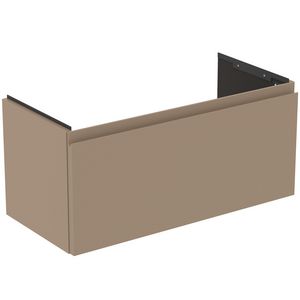 Wastafelmeubel 800x375x370mm mat greige 1 lade Finesse