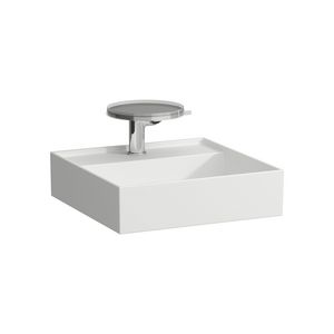 Fontein sAPhirkeramik 460x460mm z.kr.gat mat wit